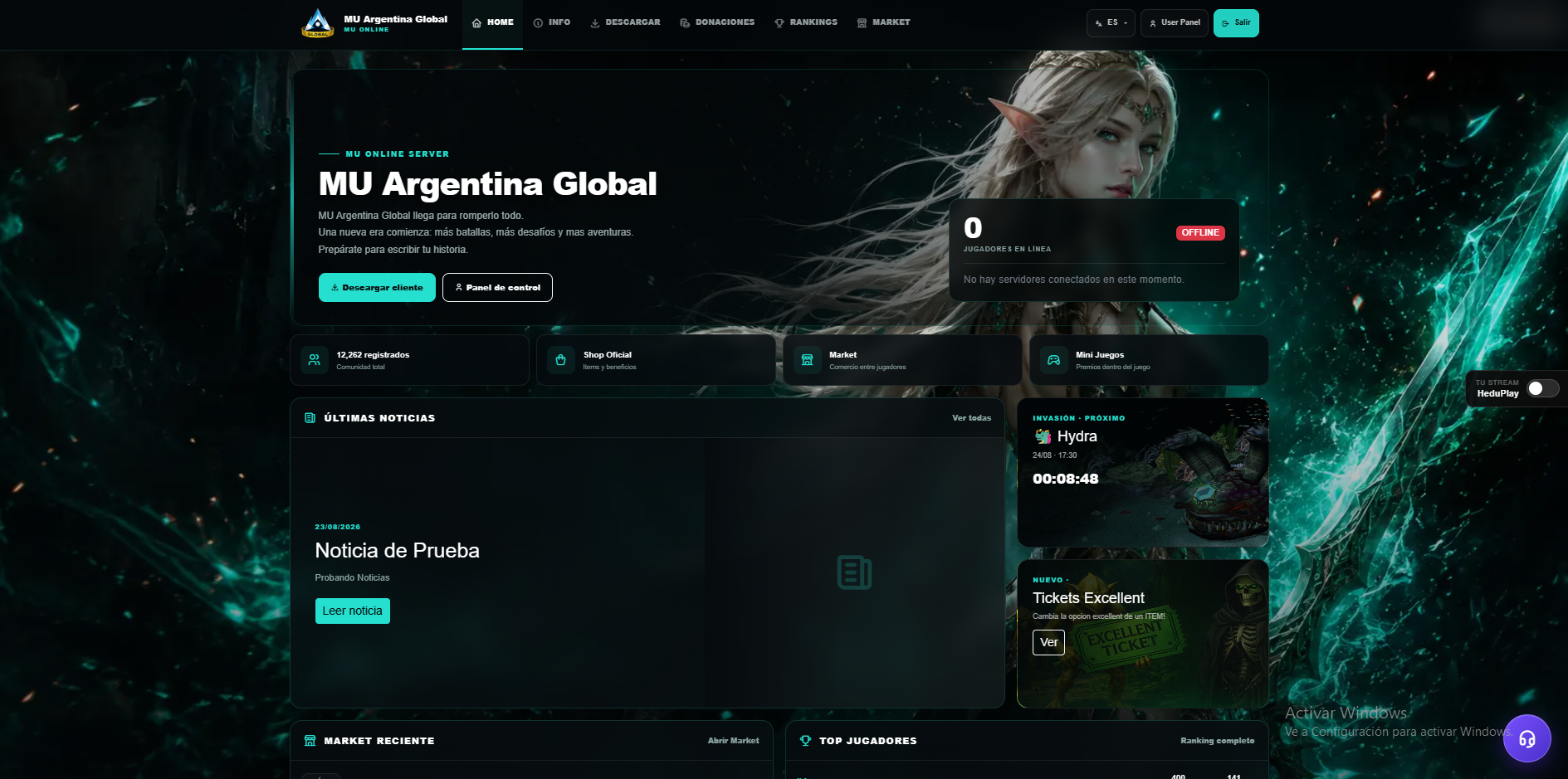 MMOCMS Themes